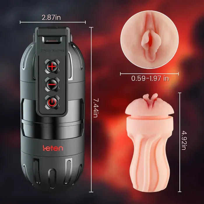 Leten Powerful Blasting: Male Masturbator with App Control & Vibration