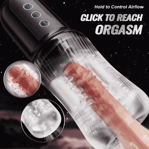 XS14 Pro: Male Masturbator with Handle, Suction & Dual Motors