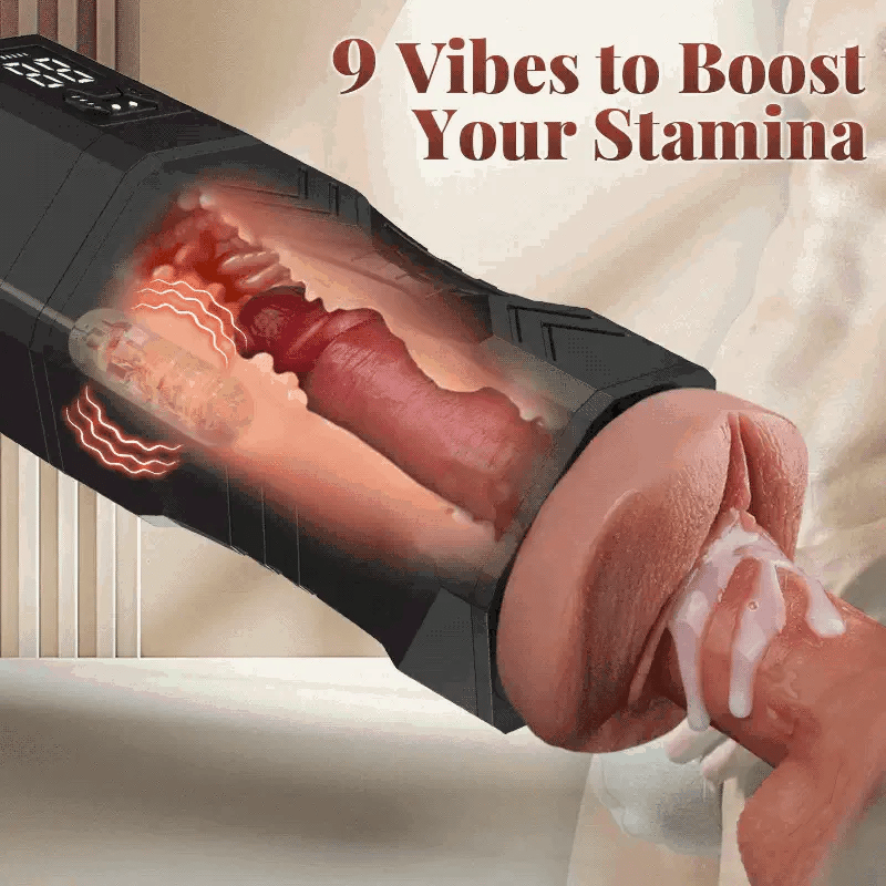 XV10: Male Masturbator with Vacuum Suction, 9 Vibes & Fully Waterproof