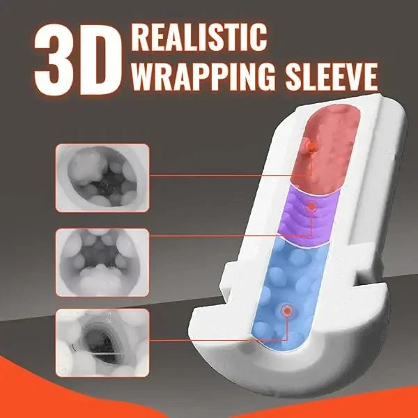XT1: Male Stroker with Hands-Free Mount, Thrusting, Suction & Vibration
