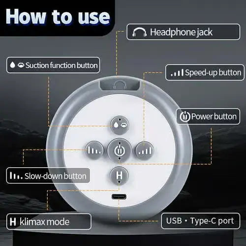XT32: Male Stroker with Wearable Strap, Auto-Lube & Remote Control