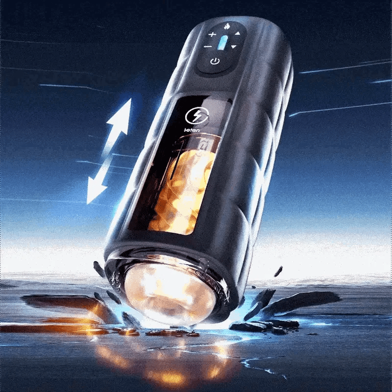 XT8 Pro: Male Stroker with 360° Heating, 550 SPM Thrusting & Vibration