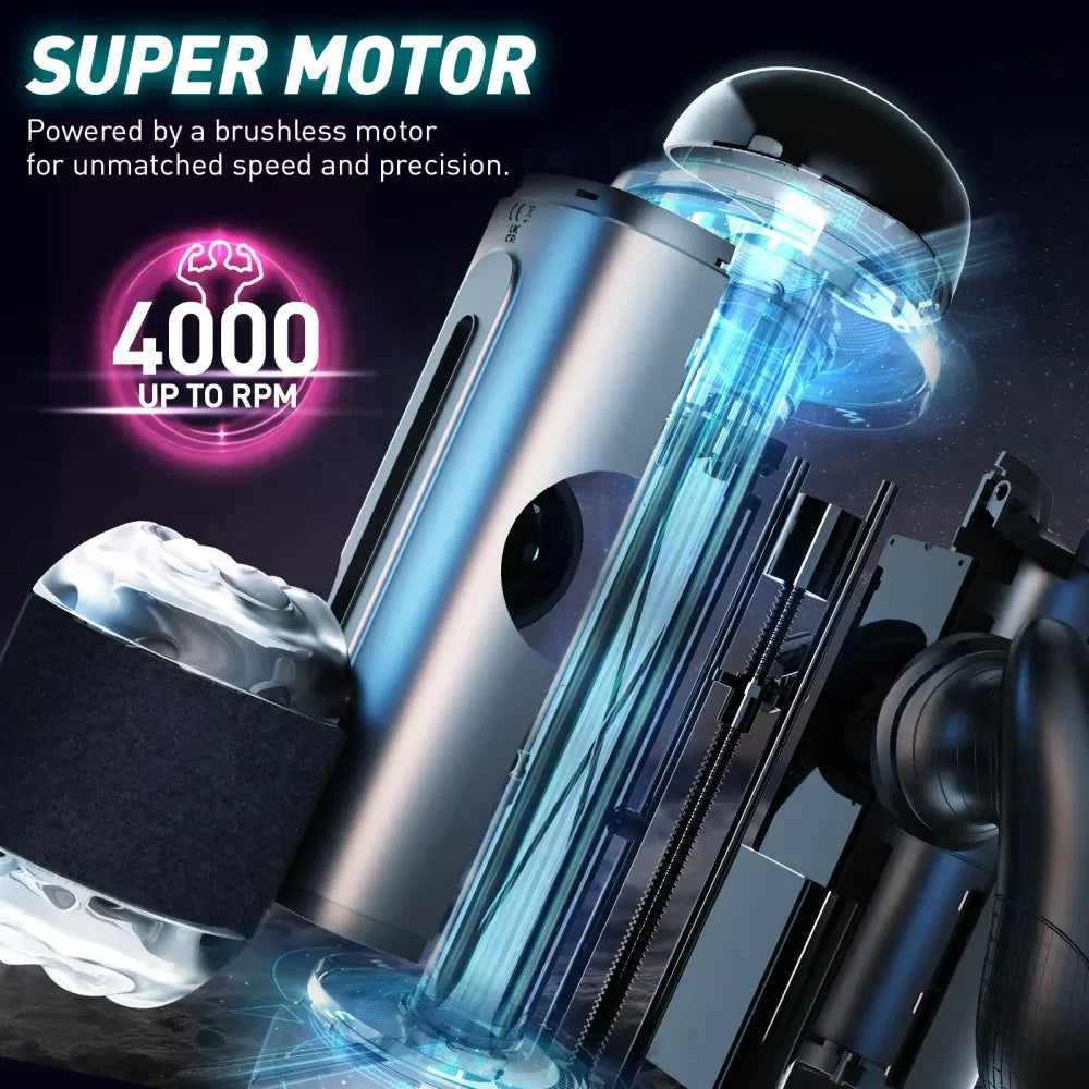 XT6: Male Stroker with Long-Stroke Piston, 10-Point Tuning & Phone Mount