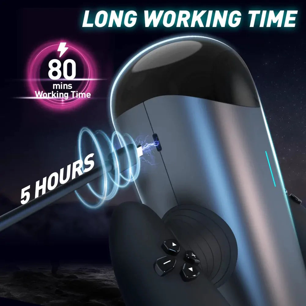 XT6: Male Stroker with Long-Stroke Piston, 10-Point Tuning & Phone Mount