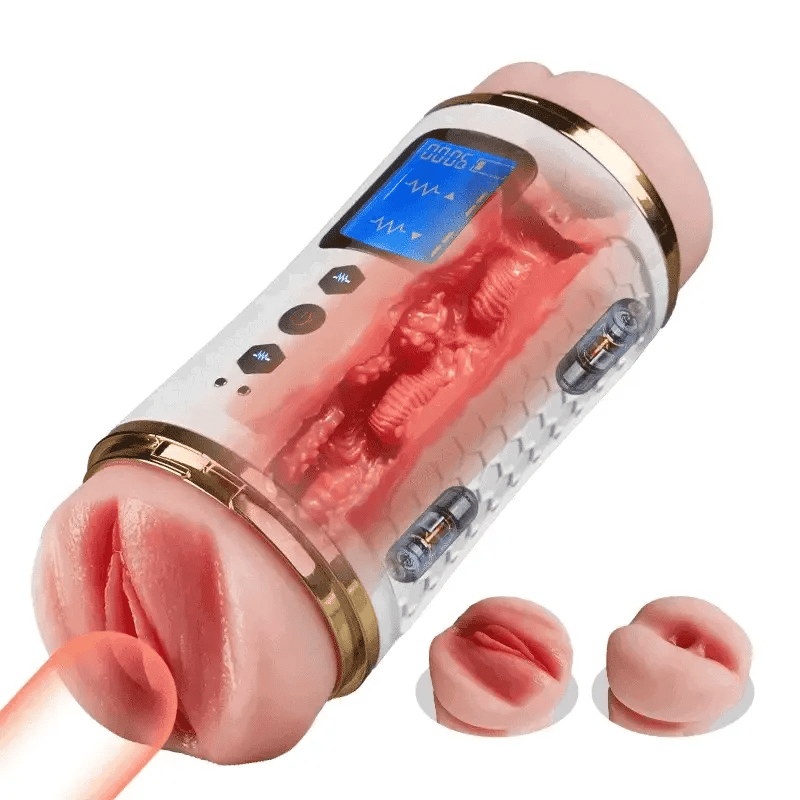 XV12: Male Stroker with Dual Ends, 10 Vibes & Fully Waterproof