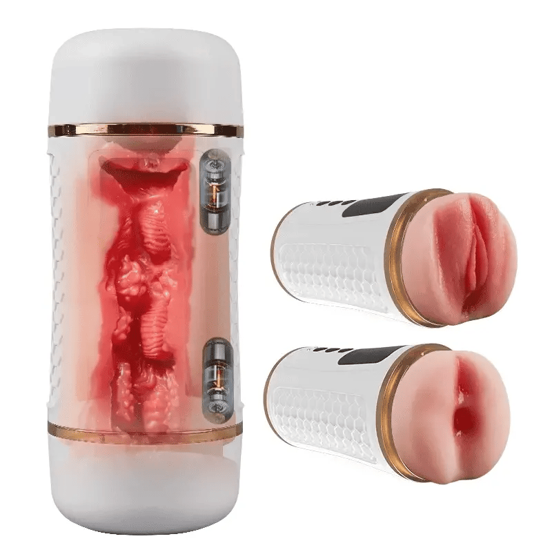 XV12: Male Stroker with Dual Ends, 10 Vibes & Fully Waterproof
