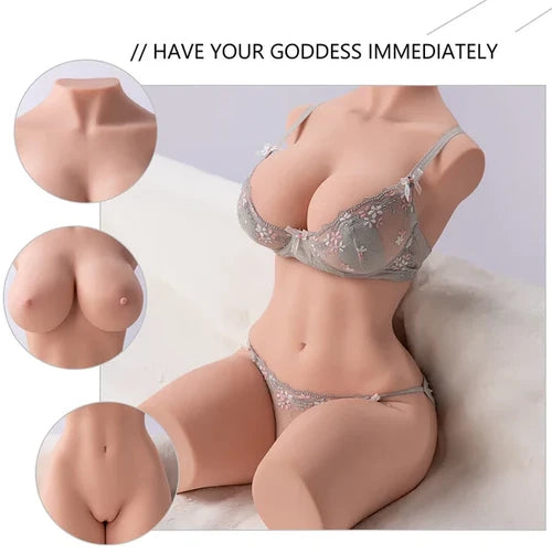 Carmen: 42 lb Mature TPE Torso with Big Breasts & Dual Tunnels