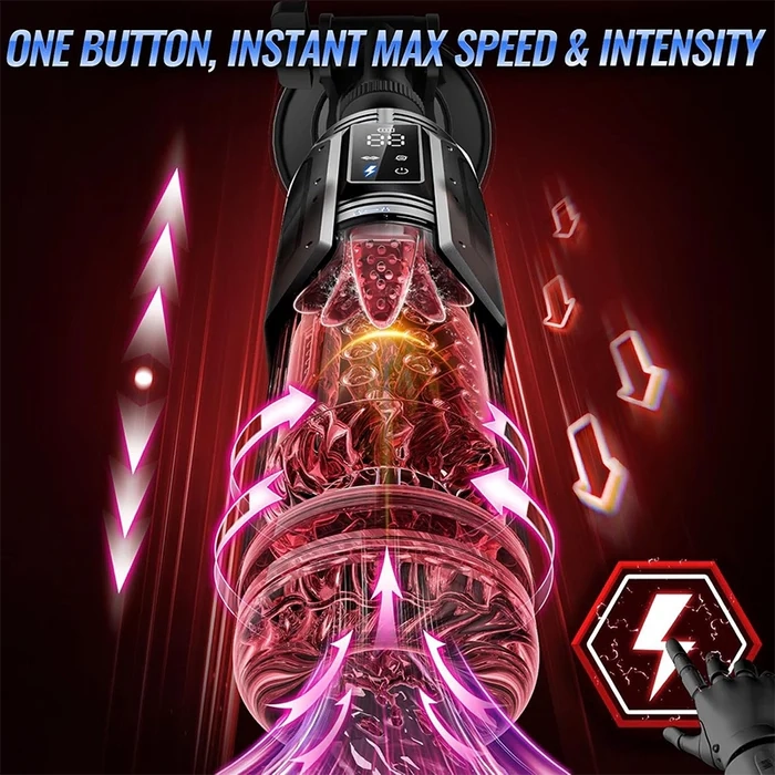XT20 Pro: Waterproof Blowjob Machine with Thrusting, Rotation & App Control