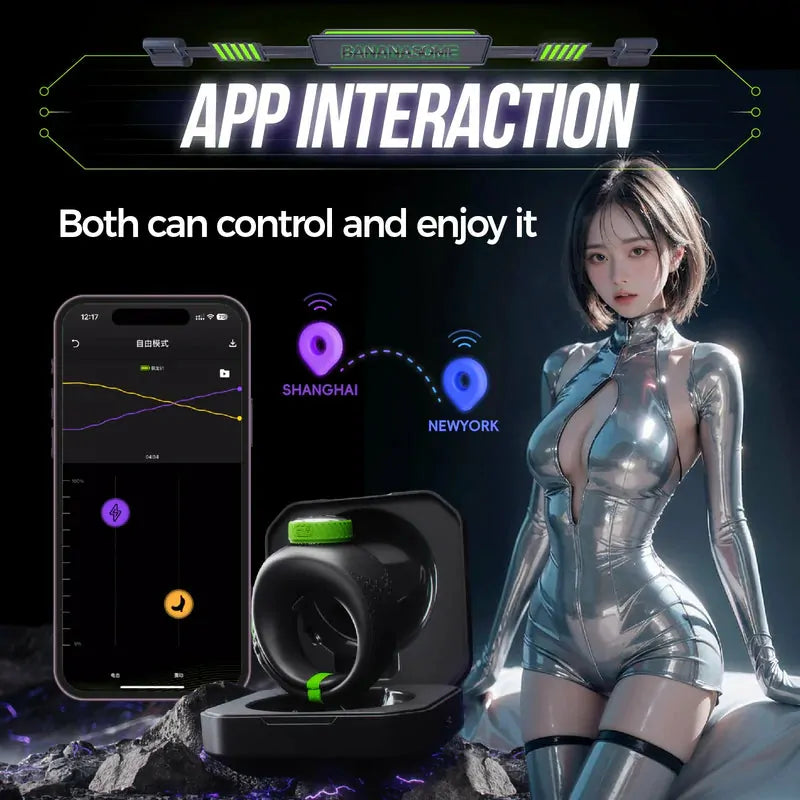 PR1: App-Controlled E-Stim Cock Ring with Precision Twist Fit