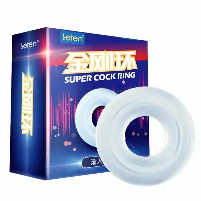 PR14: Leten Super Cock Ring in Soft Liquid Silicone