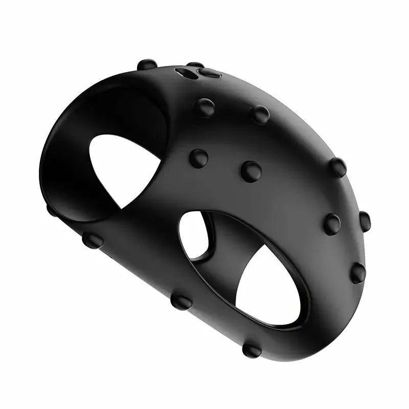 PR2: Wearable Vibrating Cock Ring with Textured Penis Sleeve