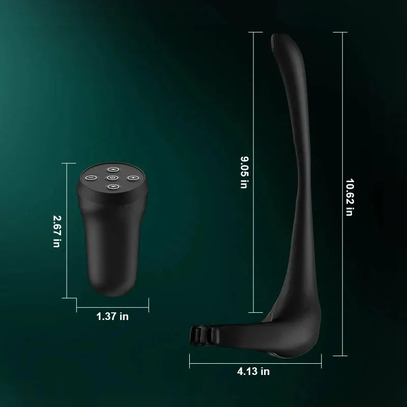 PR4: Remote-Controlled Cock Ring and 3-in-1 Prostate Massager