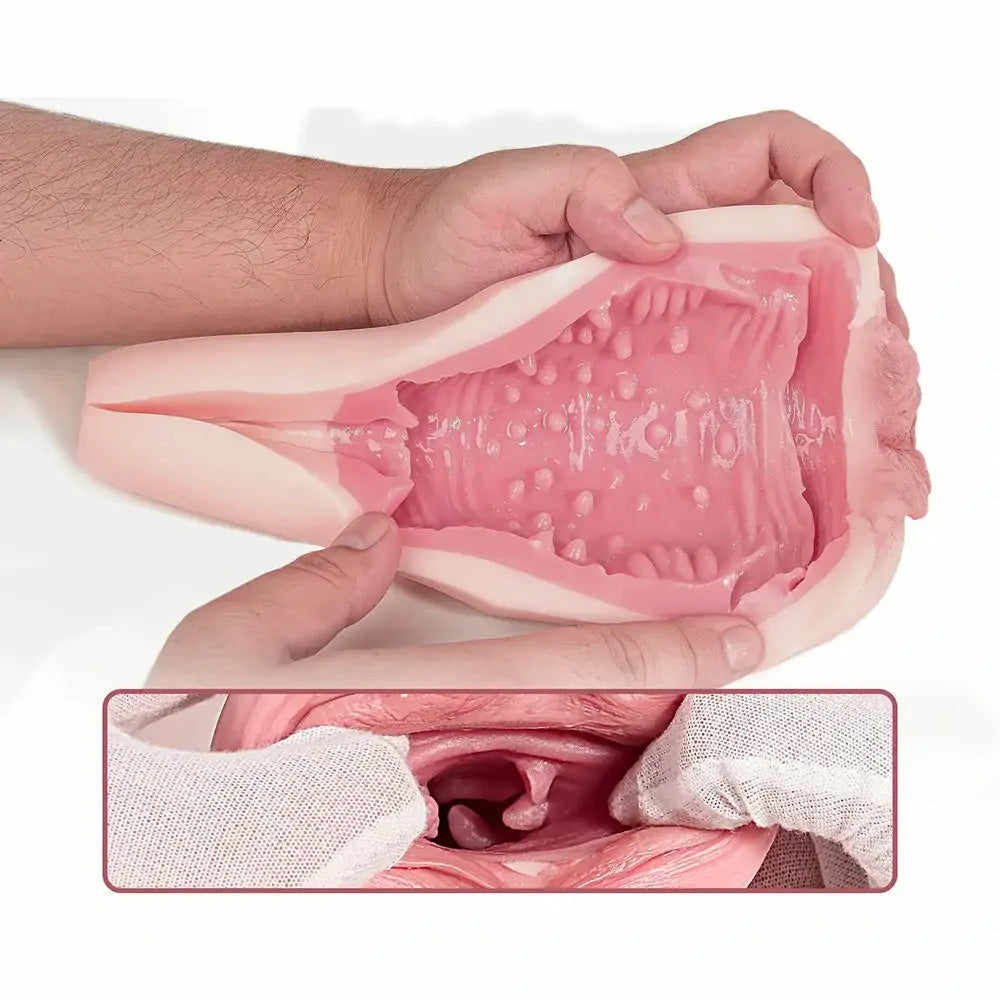 Luxe – 9.65-Inch Mature Silicone Fake Pussy with 6.8-Inch Tunnel