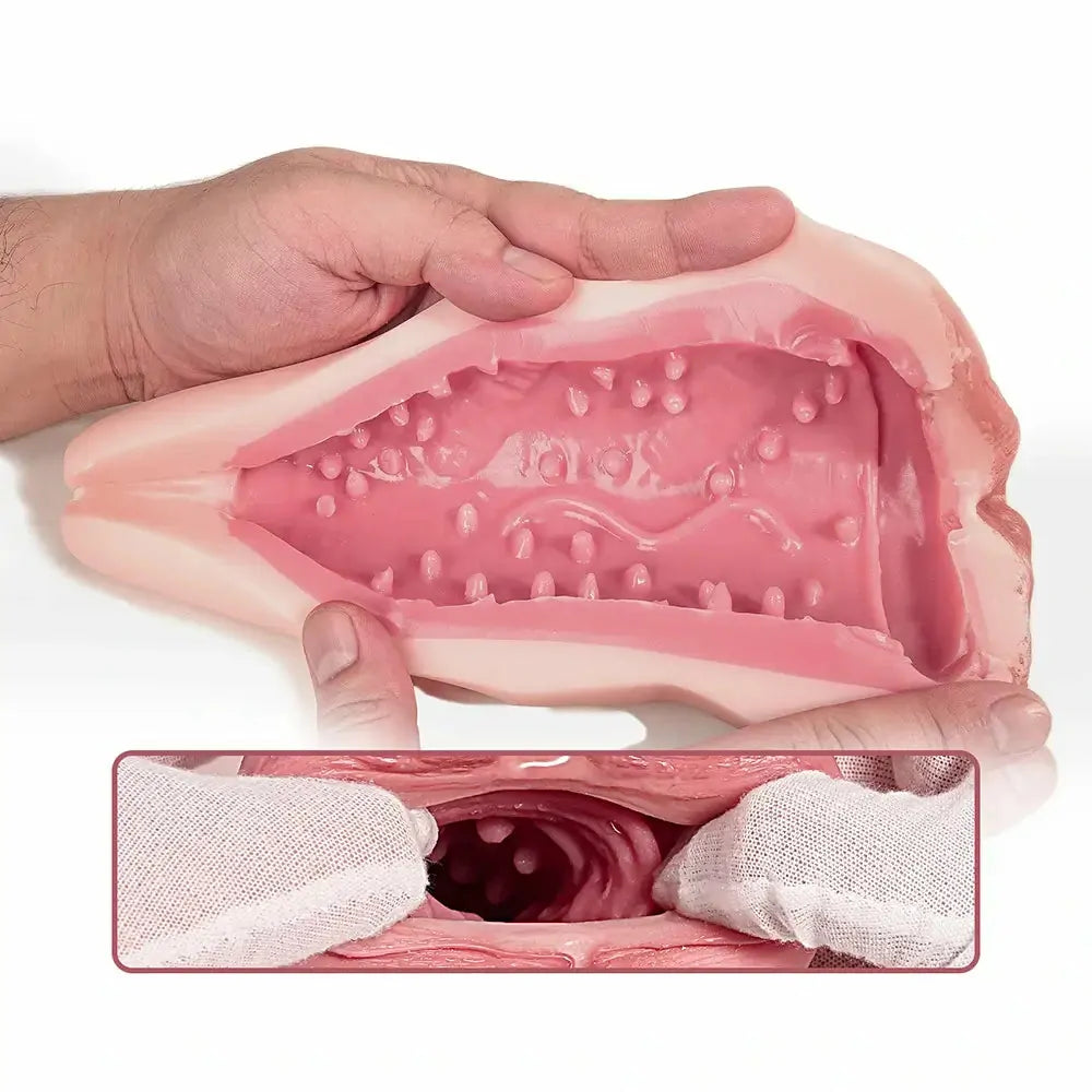 Grace – 9.65-Inch Realistic Silicone Fake Pussy with Deep Tunnel