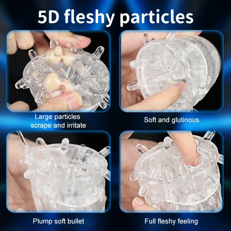 XG10: Male Glans Trainer with 9 Bite, Rotation & Vibration Modes