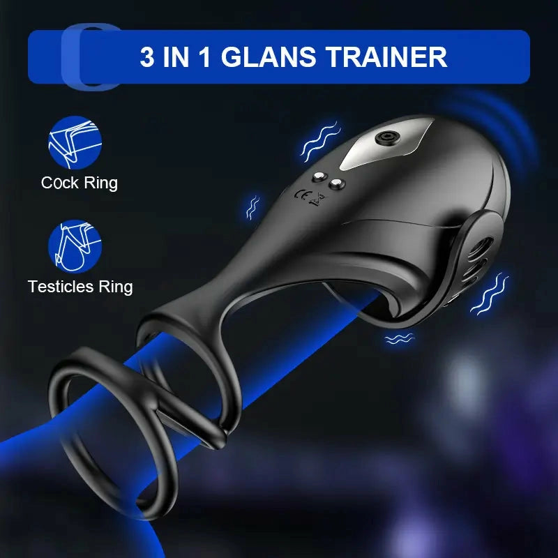 XG5: App-Controlled 3-in-1 Glans Trainer, Masturbator & Penis Ring