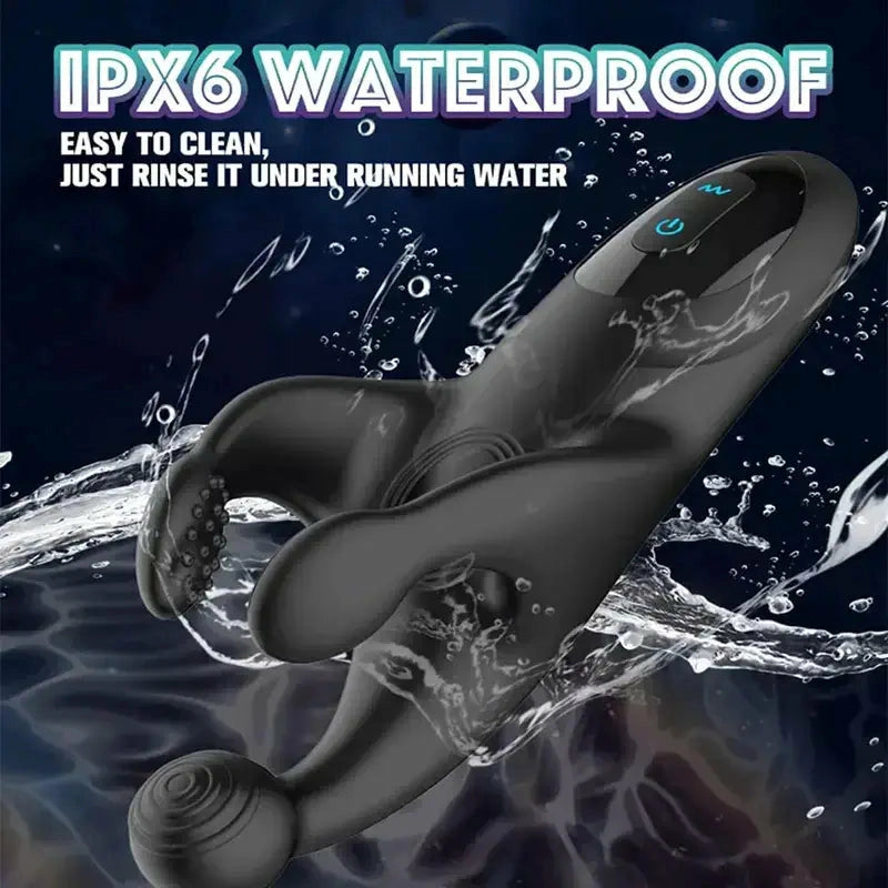 XG9: Portable Penis Head Stimulator with 20 Patting & Vibration Modes