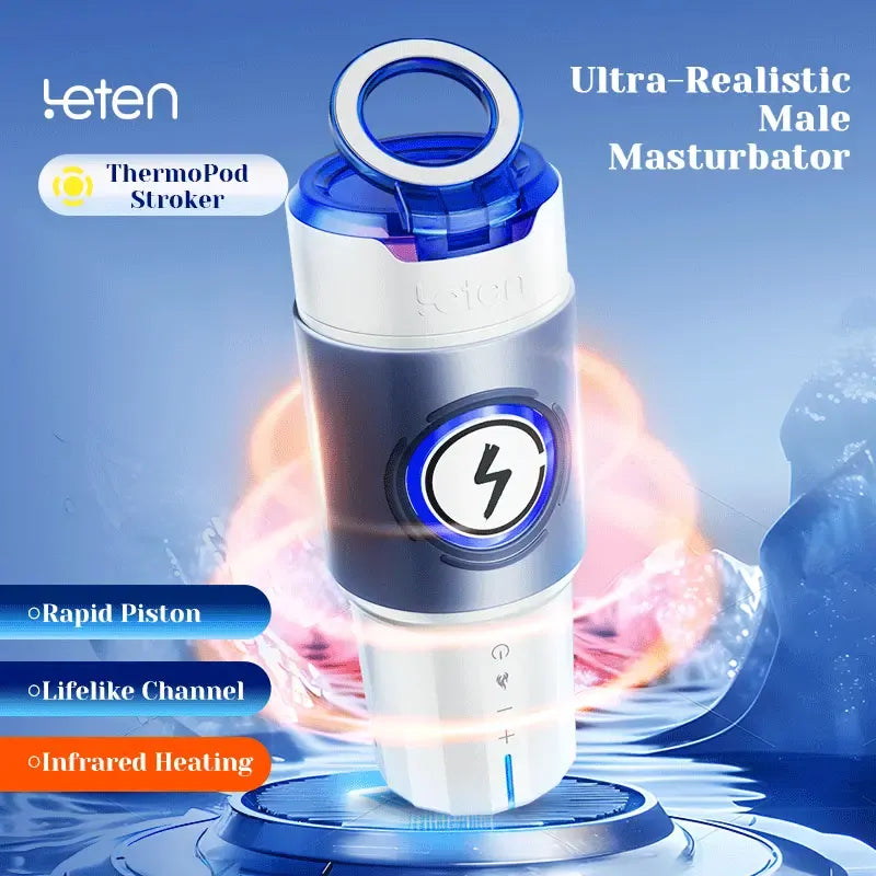 XT8: Male Stroker with Infrared Heat, 550 SPM Thrusting & 3D Sleeve