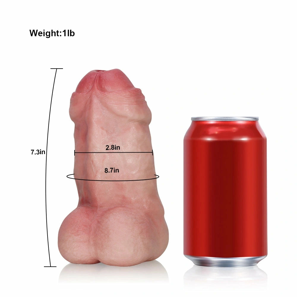 Kimi: 2-in-1 Anal Stroker with 18.5cm (7.3") Realistic Silicone Penis