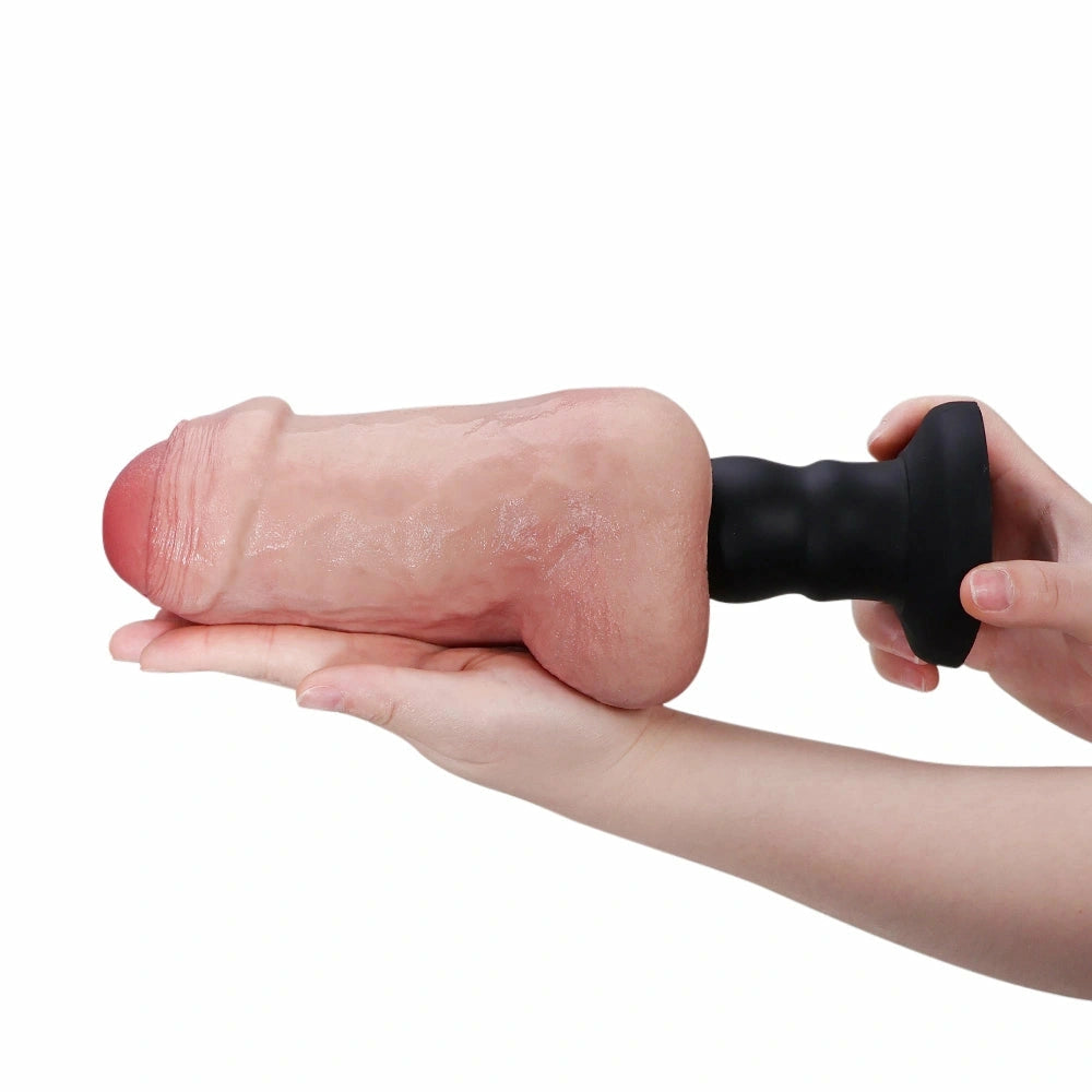 Kimi: 2-in-1 Anal Stroker with 18.5cm (7.3") Realistic Silicone Penis