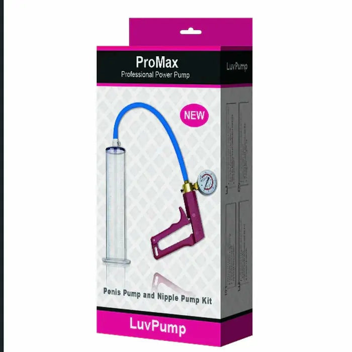Manual Male Enhancement Pump with Pressure Gauge & Metal Handle