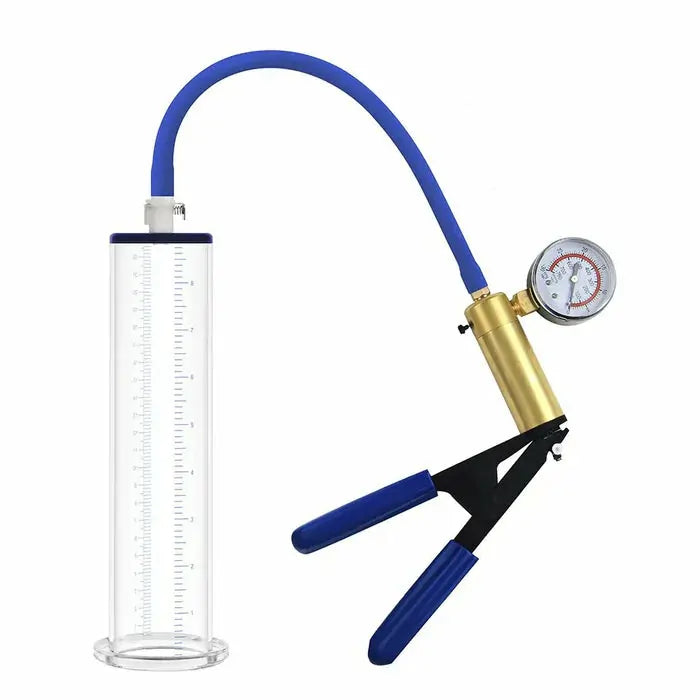 LuxaMax Manual Penis Pump with Pressure Gauge & Optional Sizes