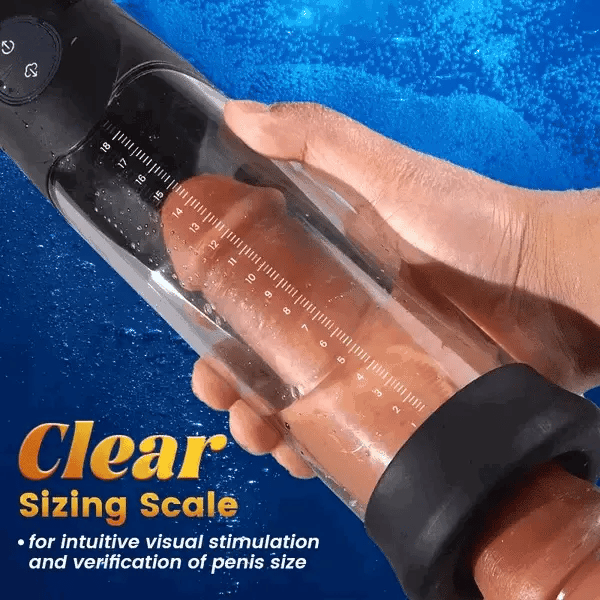 Bathfun Water Penis Pump with 3 Suction Modes & Swirl Jets