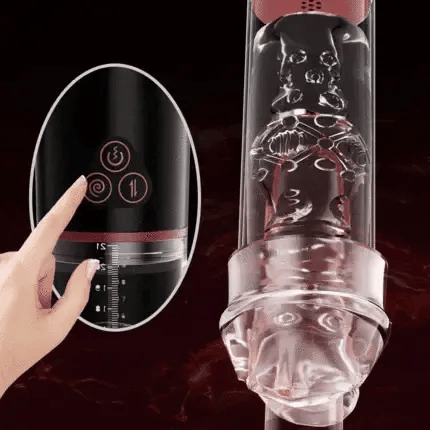 XP10: Penis Trainer & Stroker with 9 Vibes, 3 Suction Modes & Spiral Massage
