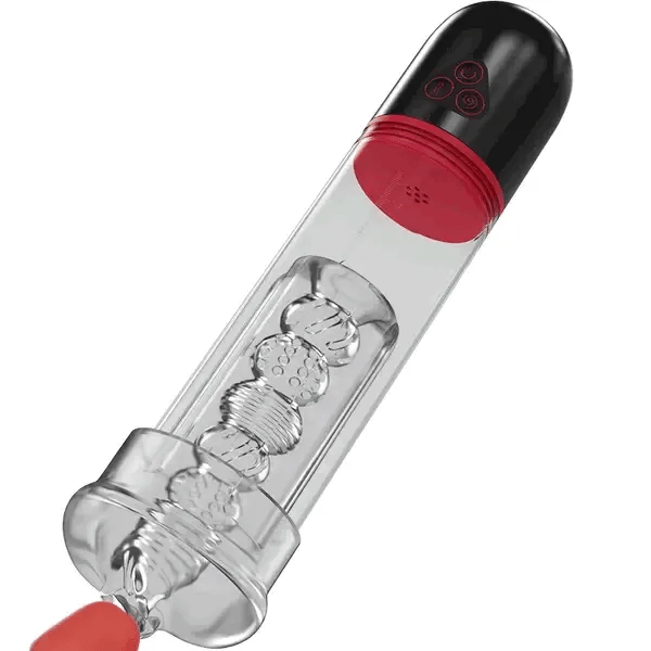 XP10: Penis Trainer & Stroker with 9 Vibes, 3 Suction Modes & Spiral Massage