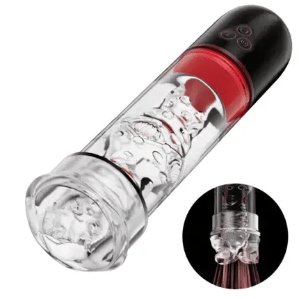XP10: Penis Trainer & Stroker with 9 Vibes, 3 Suction Modes & Spiral Massage
