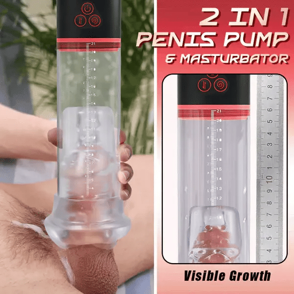 XP10: Penis Trainer & Stroker with 9 Vibes, 3 Suction Modes & Spiral Massage