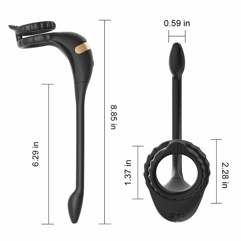 PM2: 3-in-1 Dual-Motor Prostate Massager with App/Remote Control