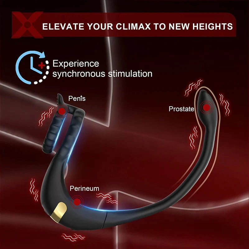 PM2: 3-in-1 Dual-Motor Prostate Massager with App/Remote Control