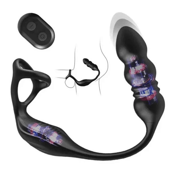 PM6: Thrusting and Vibrating Prostate Massager with Wireless Remote