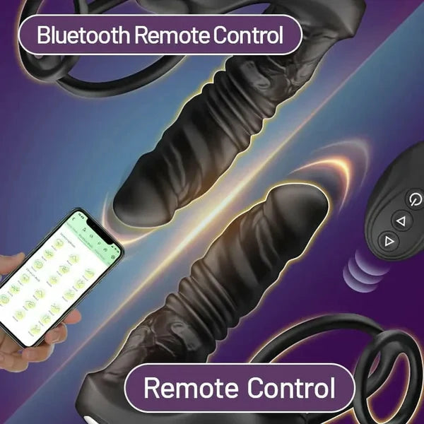 PM7: Realistic Thrusting Prostate Massager with App and Remote Control