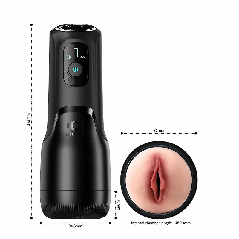 XS7: Automatic Masturbator with Gen 2 Clamping, Suction & Vibes