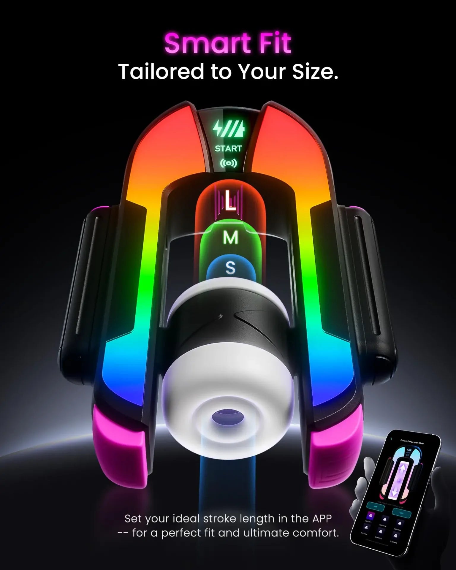 XT17: Automatic Masturbator with App Control, Burst Mode & 4 Stroke Levels