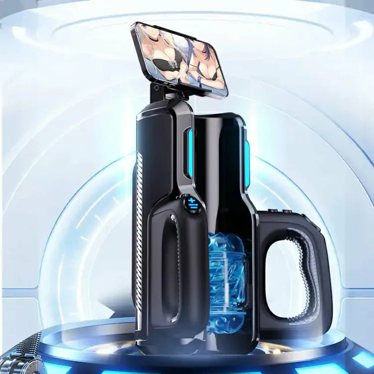 XT5: Auto Masturbator with 700 SPM Motor, Dual Sleeves & Phone Holder