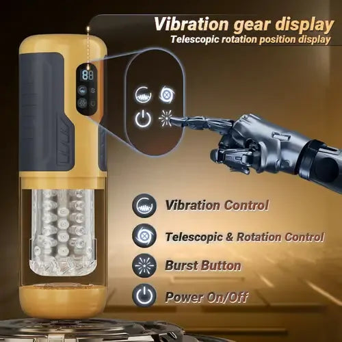 XR15: Blowjob Machine with Thrusting, Rotation, Licking & Vibration