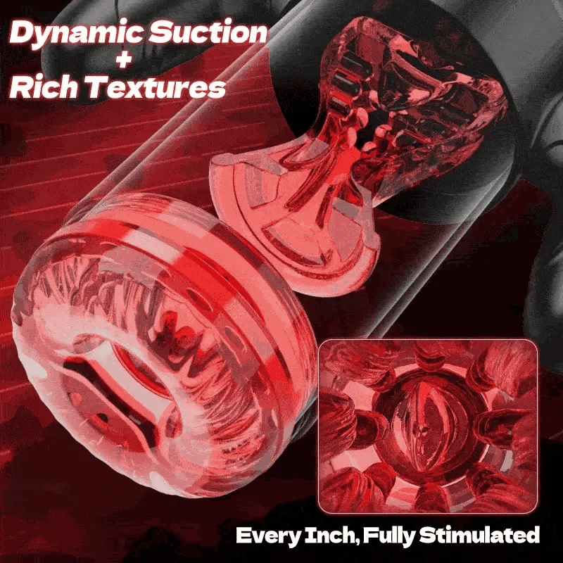 XS5: Blowjob Machine with Sucking, Rotating, Thrusting & Handle