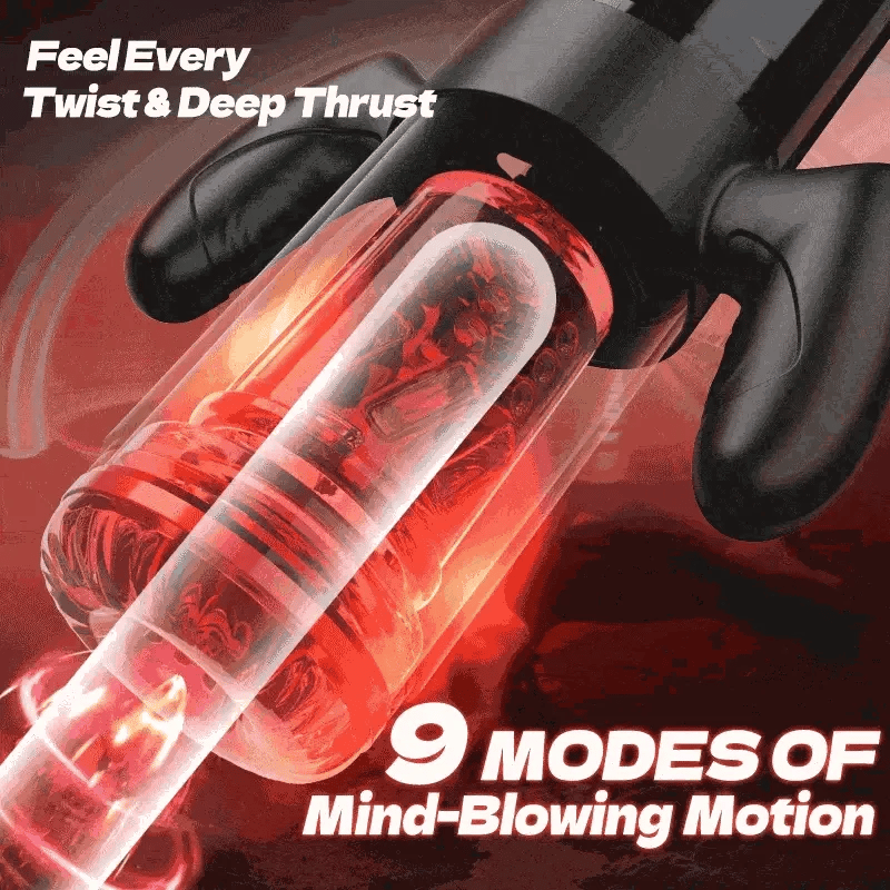XS5: Blowjob Machine with Sucking, Rotating, Thrusting & Handle
