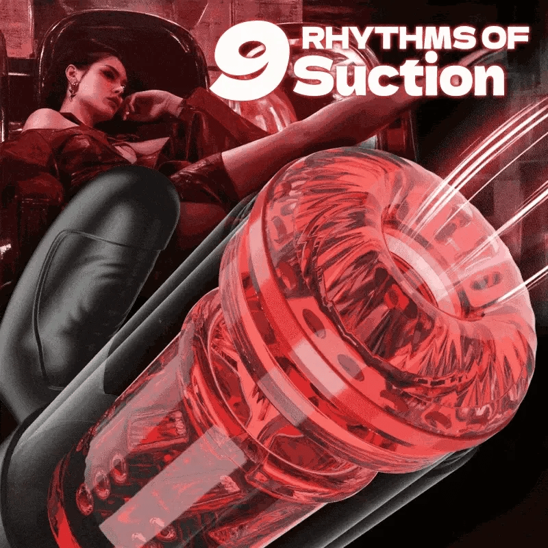 XS5: Blowjob Machine with Sucking, Rotating, Thrusting & Handle