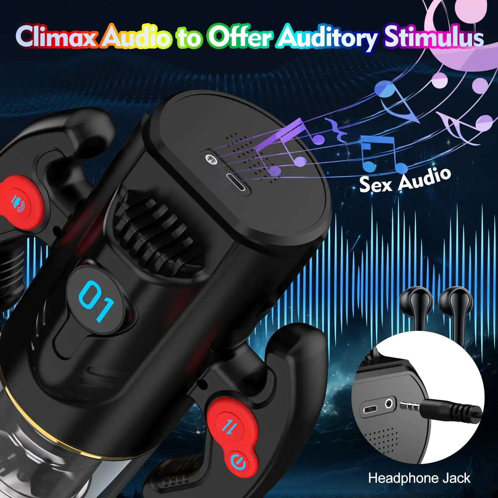 XR1: Blowjob Machine with Dual Handles, Sucking, Rotation & Thrusting