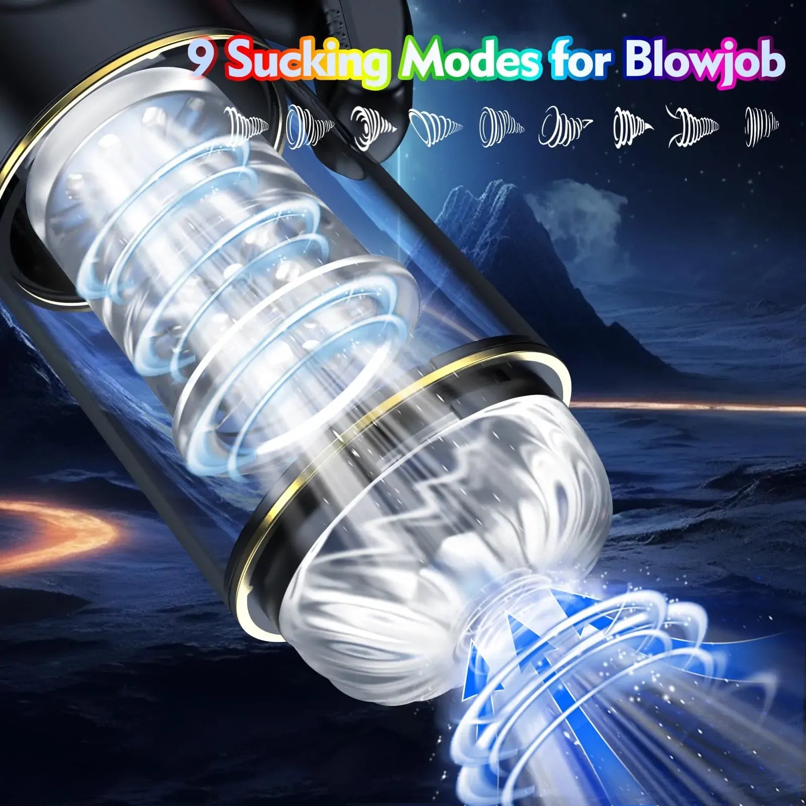 XR1: Blowjob Machine with Dual Handles, Sucking, Rotation & Thrusting