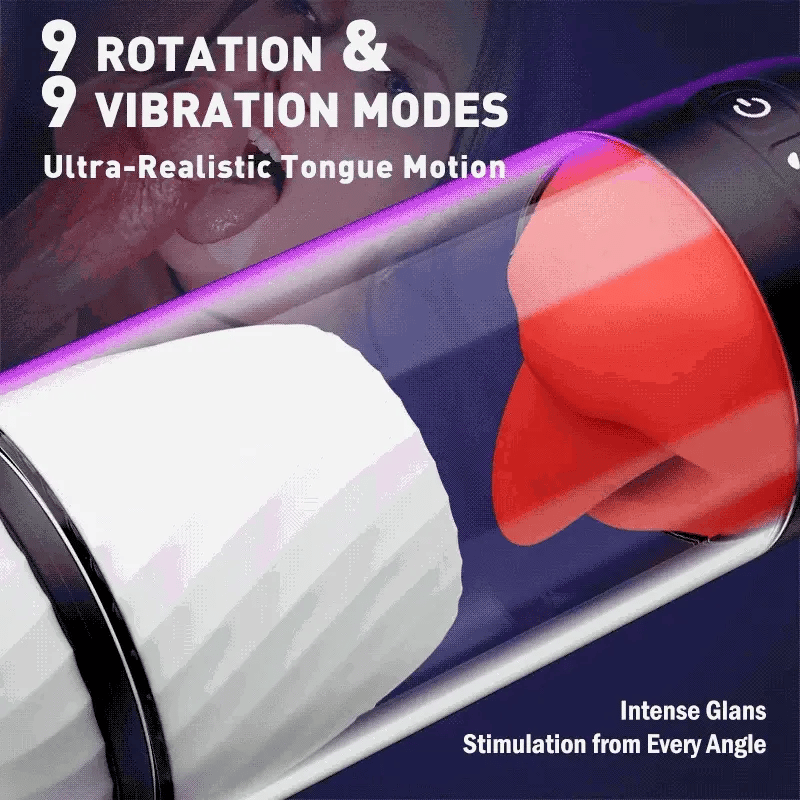 XR10: Blowjob Machine with App Control, Tongue & Fully Waterproof