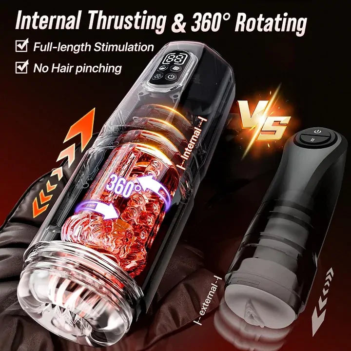 XT19: Male Stroker with App Control, 2-in-1 Motion & Phone Mount