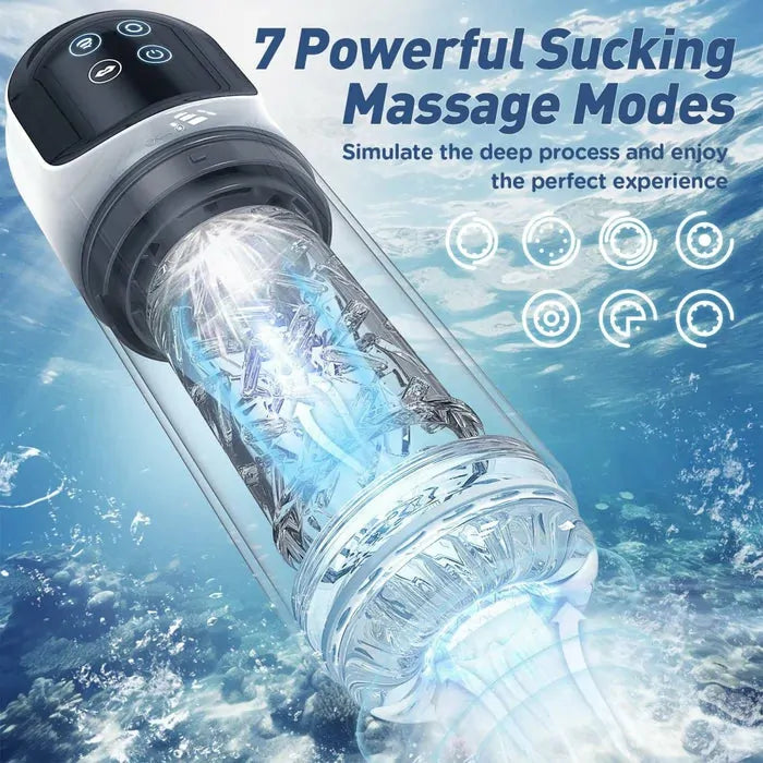 XR3 Plus: Blowjob Machine with Suction Rotation & Fully Waterproof