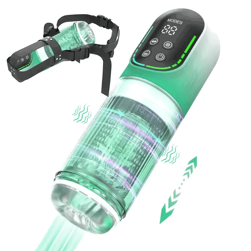 XR4: Blowjob Machine 5 in 1 Sucking Rotating Thrusting Vibrating Waterproof