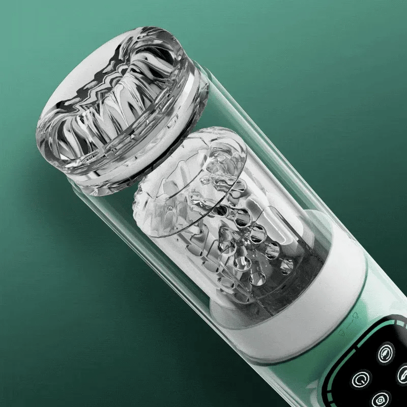 XR4: Blowjob Machine 5 in 1 Sucking Rotating Thrusting Vibrating Waterproof