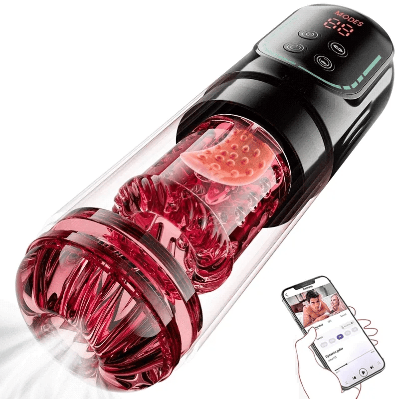 XR4 Pro: Blowjob Machine with App Control, Multi-Action Power & Waterproof Design